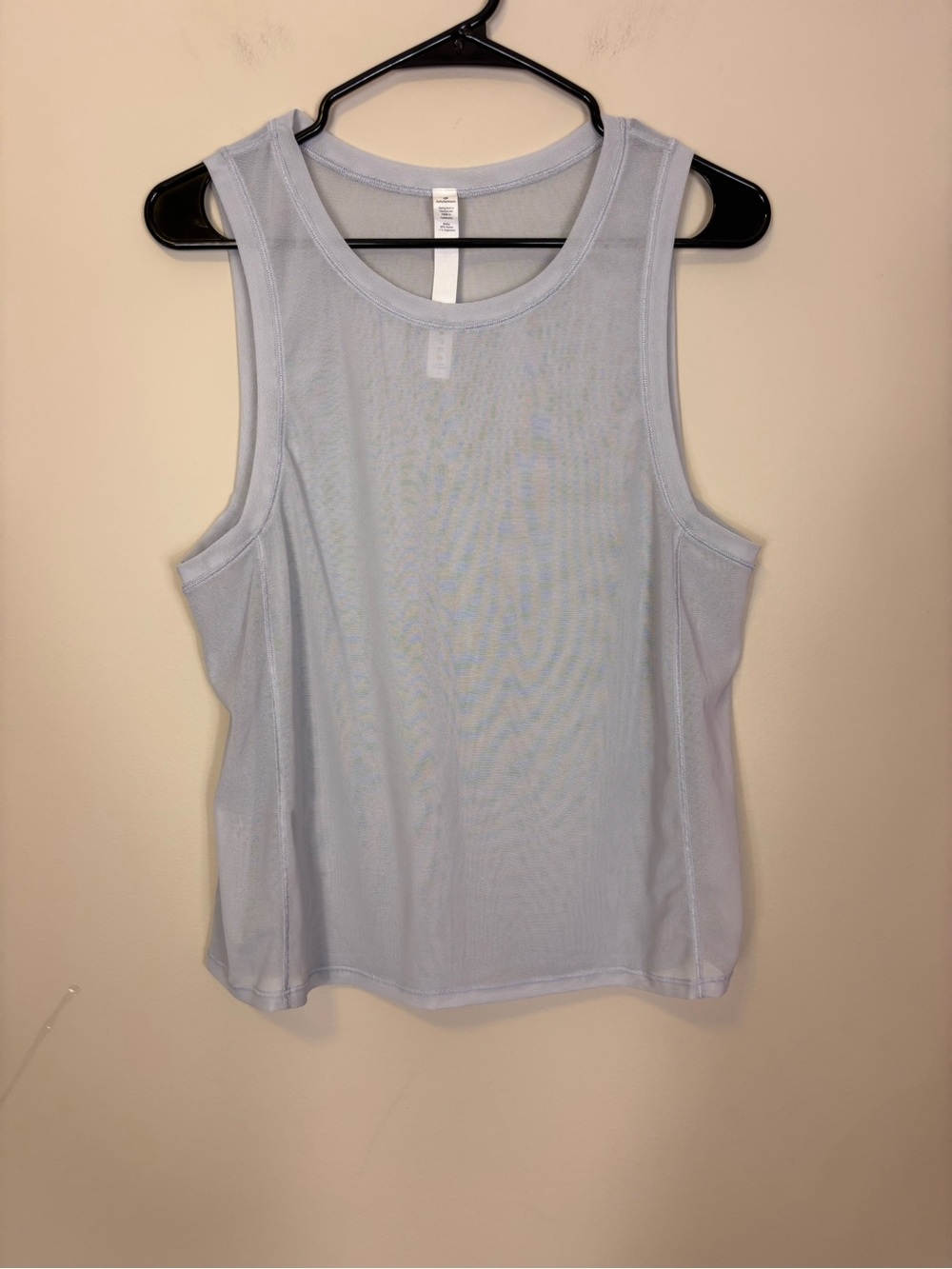 lululemon athletica Light Blue Performance Mesh Tank Top 8